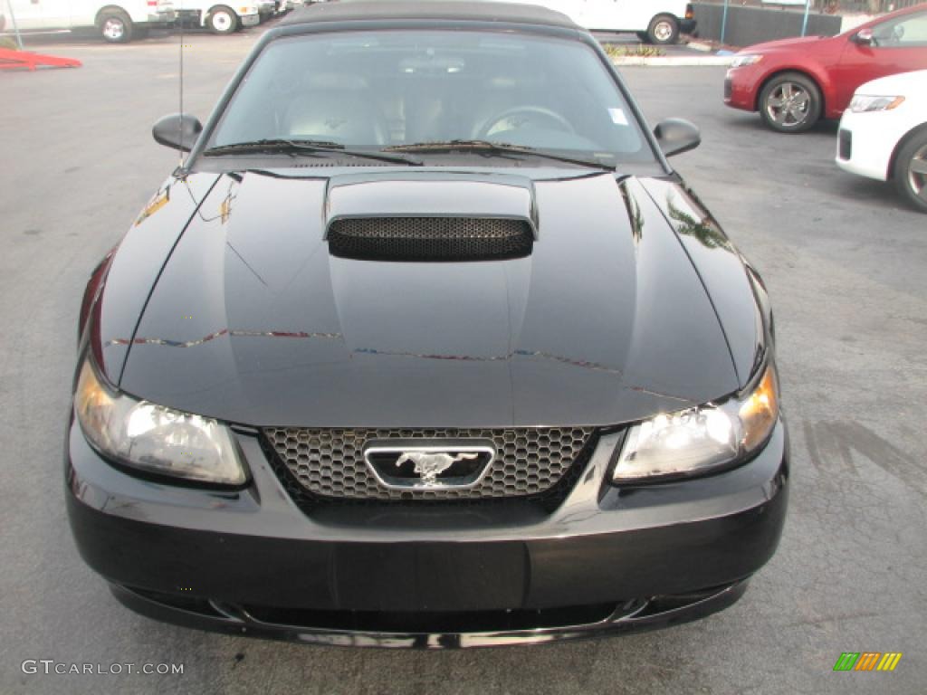 2002 Mustang GT Convertible - Black / Dark Charcoal photo #3