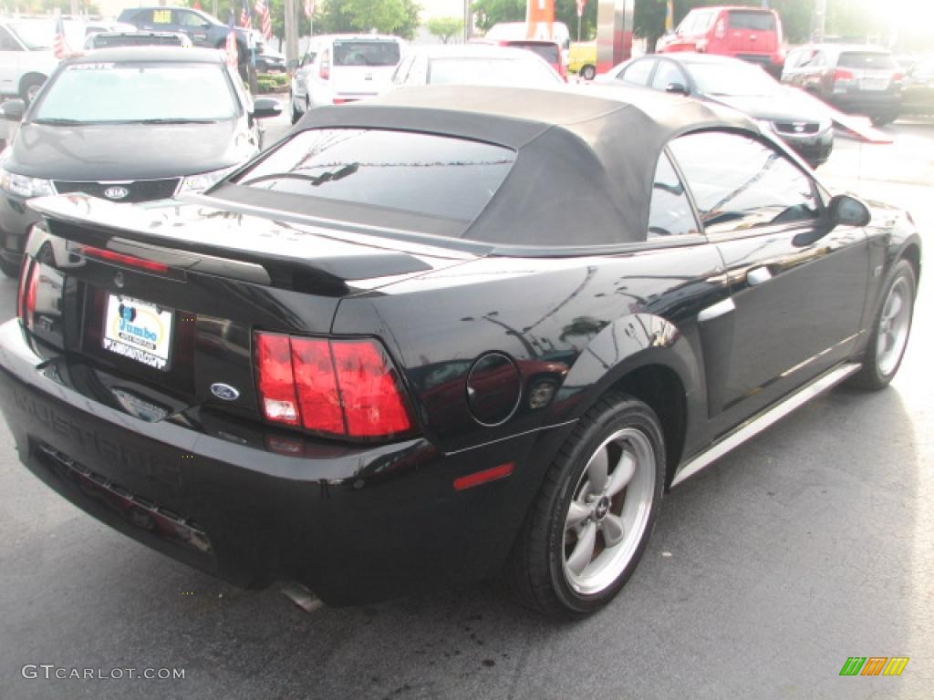 2002 Mustang GT Convertible - Black / Dark Charcoal photo #8