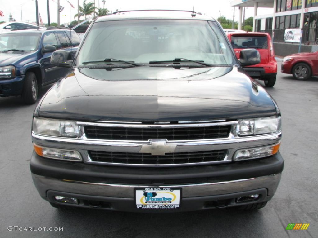 2003 Suburban 1500 LT 4x4 - Black / Tan/Neutral photo #3