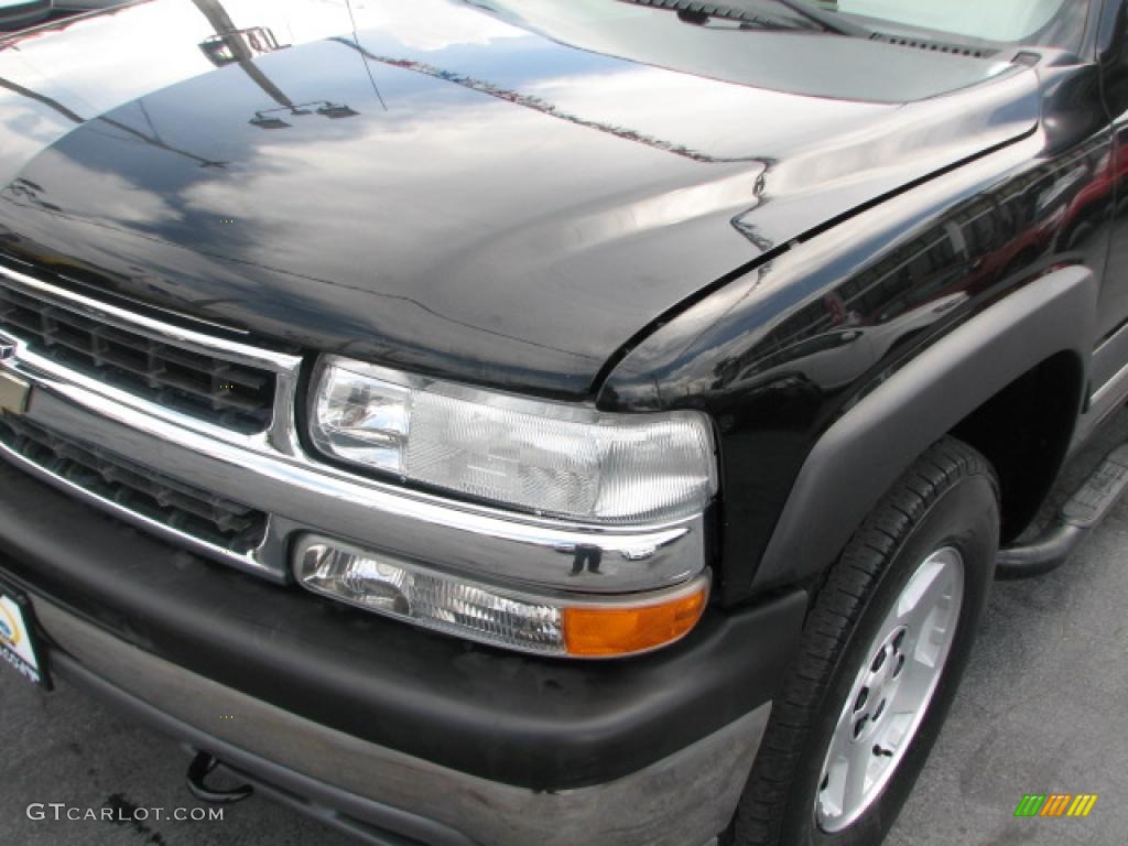2003 Suburban 1500 LT 4x4 - Black / Tan/Neutral photo #4
