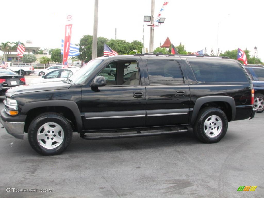 Black 2003 Chevrolet Suburban 1500 LT 4x4 Exterior Photo #39869518