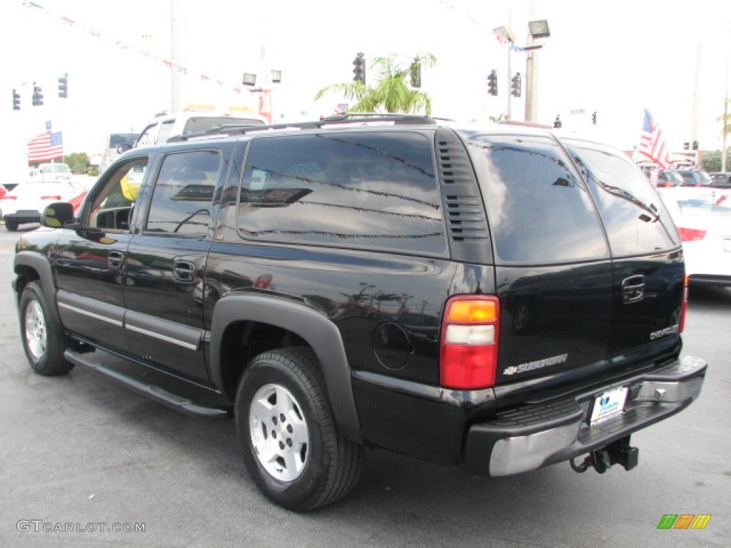 Black 2003 Chevrolet Suburban 1500 LT 4x4 Exterior Photo #39869534