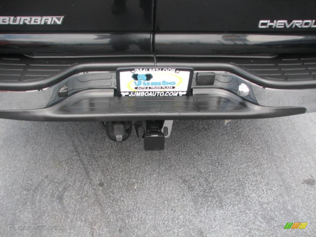 2003 Suburban 1500 LT 4x4 - Black / Tan/Neutral photo #8