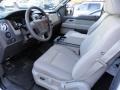 Medium Stone 2010 Ford F150 XLT SuperCrew 4x4 Interior Color