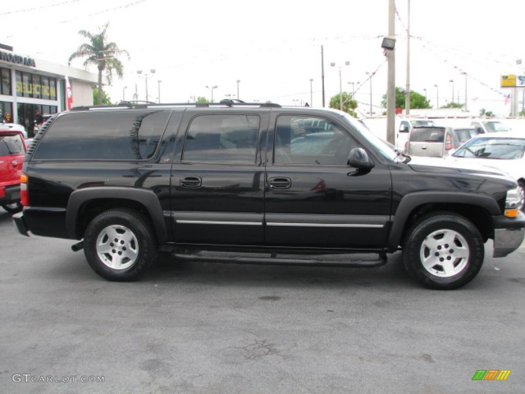 Black 2003 Chevrolet Suburban 1500 LT 4x4 Exterior Photo #39869614
