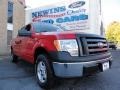 2009 Bright Red Ford F150 XL SuperCrew 4x4  photo #1
