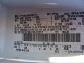 YZ: Oxford White 2003 Ford E Series Van E250 Cargo Color Code