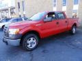 Bright Red 2009 Ford F150 XL SuperCrew 4x4 Exterior