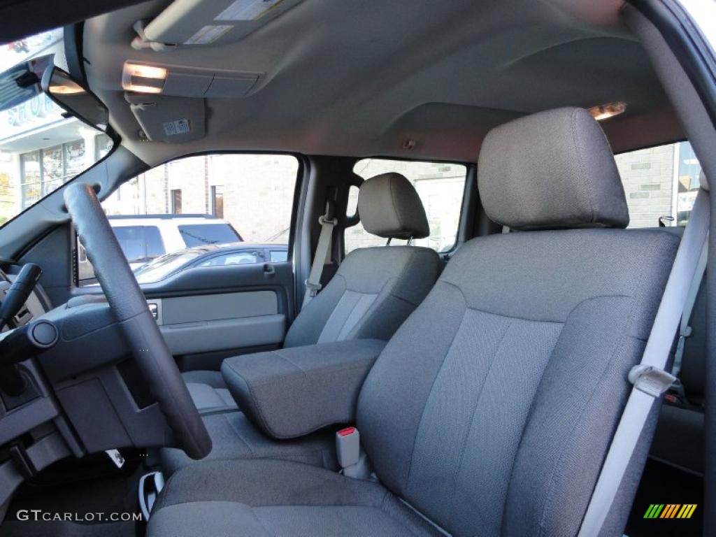 Stone/Medium Stone Interior 2009 Ford F150 XL SuperCrew 4x4 Photo #39870115