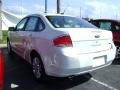 2009 White Suede Ford Focus SEL Sedan  photo #2