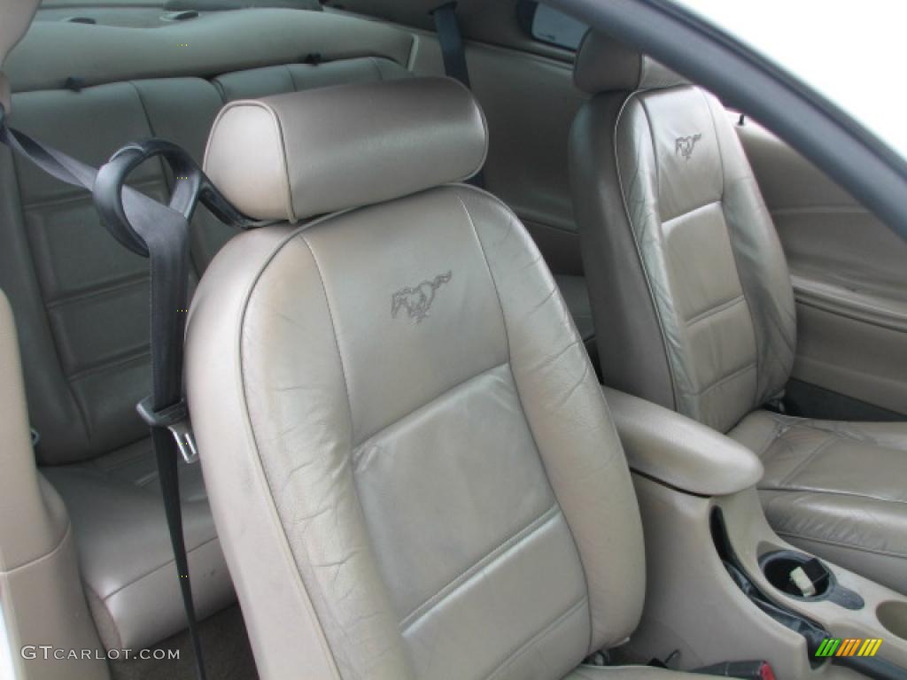 Medium Parchment Interior 2003 Ford Mustang V6 Coupe Photo