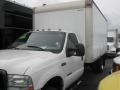 2002 Oxford White Ford F550 Super Duty XL Regular Cab Moving Truck  photo #2