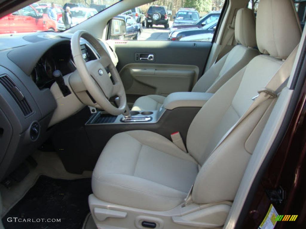 Medium Light Stone Interior 2009 Ford Edge SEL AWD Photo #39871939