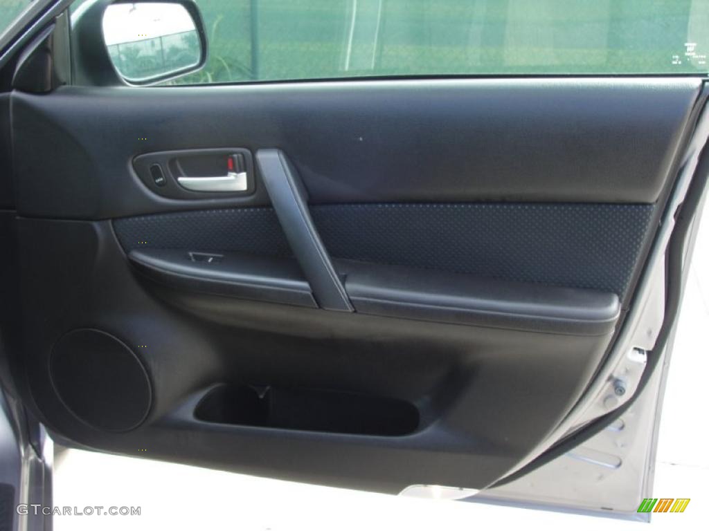2008 Mazda MAZDA6 i Sport Sedan Black Door Panel Photo #39872023