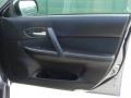 Black 2008 Mazda MAZDA6 i Sport Sedan Door Panel