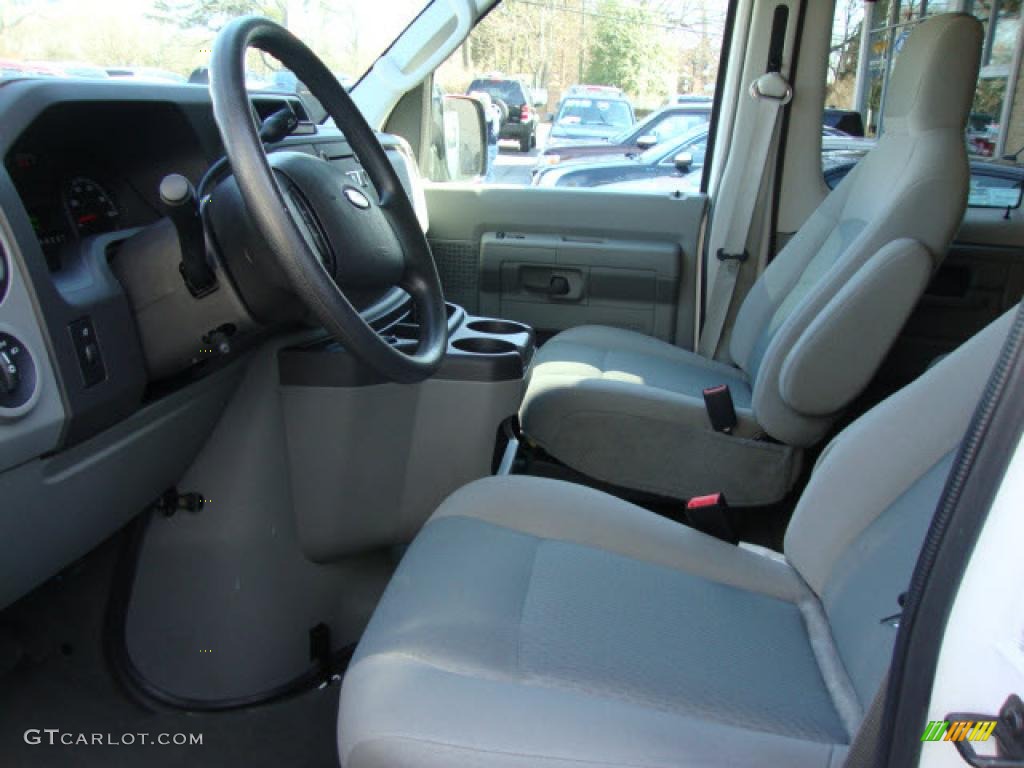 2009 Ford E Series Van E350 Super Duty XLT Passenger Interior Color Photos