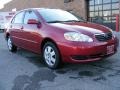 2008 Impulse Red Pearl Toyota Corolla LE  photo #1