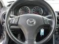 2008 Mazda MAZDA6 Black Interior Steering Wheel Photo