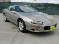 Light Pewter Metallic 2002 Chevrolet Camaro Coupe Exterior