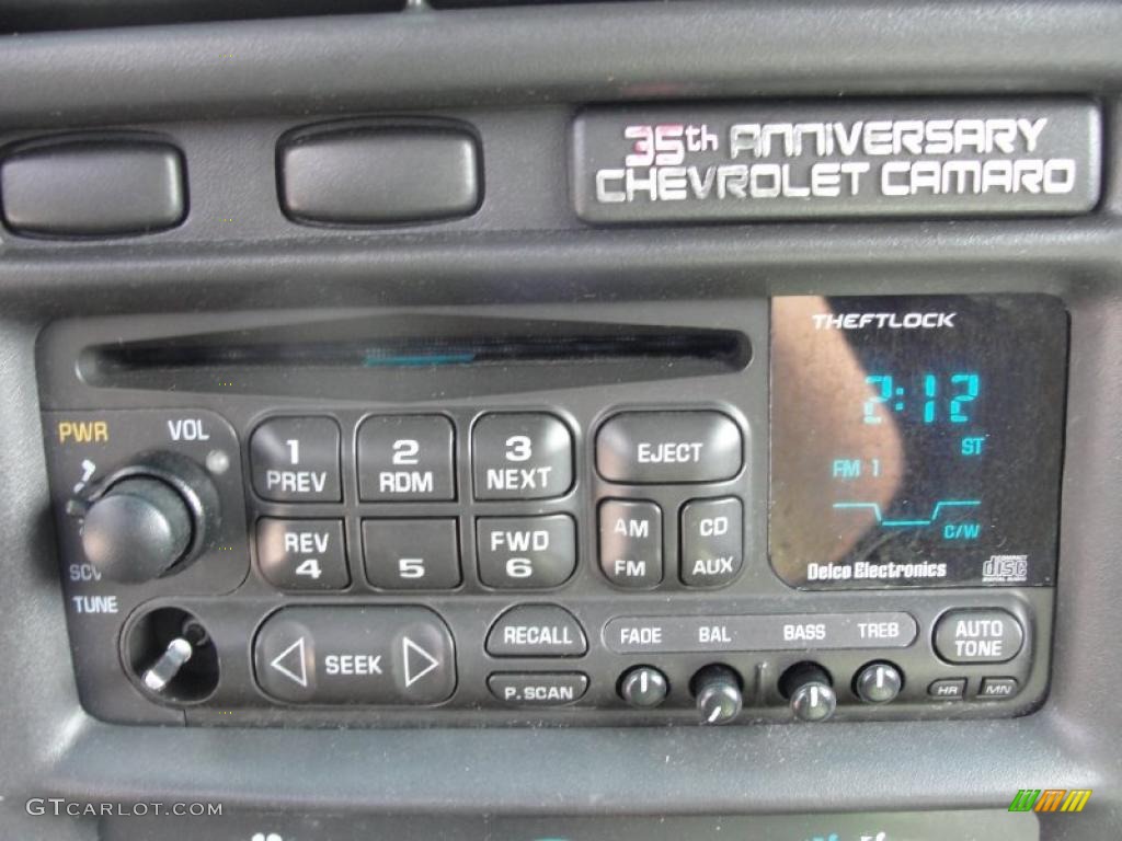 2002 Chevrolet Camaro Coupe Medium Gray Dashboard Photo #39872912