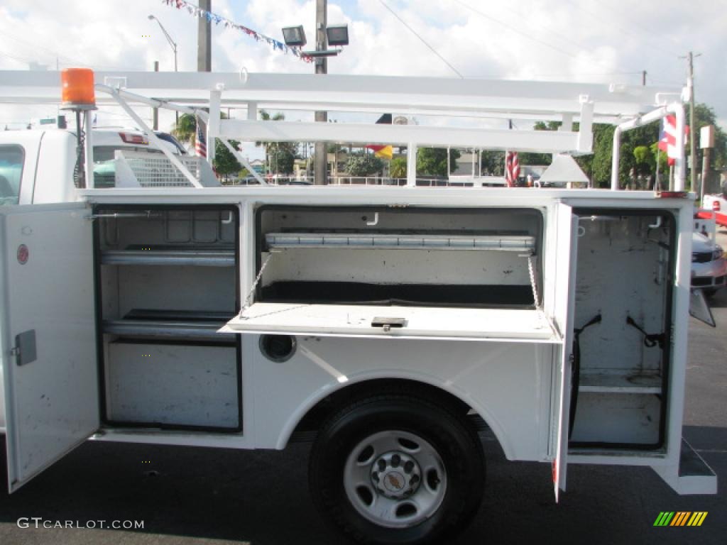 2001 Silverado 3500 Regular Cab Chassis - Summit White / Tan photo #7