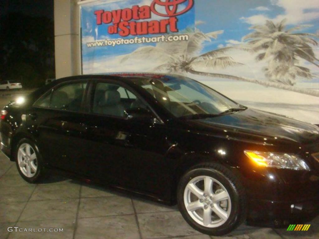2008 Camry SE - Black / Ash photo #2