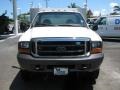 1999 Oxford White Ford F550 Super Duty XL Utility Crane Truck  photo #3