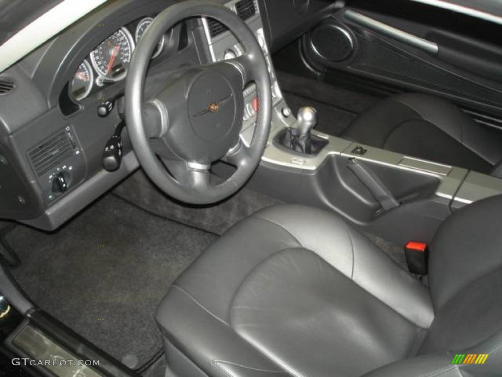 Dark Slate Gray Interior 2004 Chrysler Crossfire Limited Coupe Photo #3987665