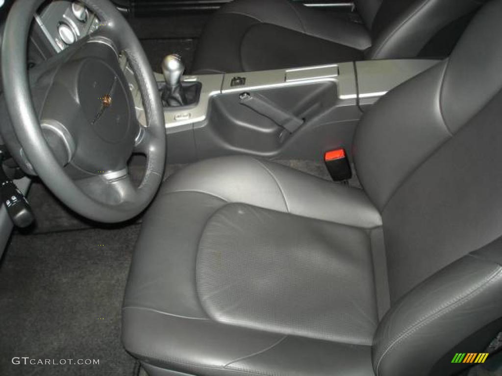 Dark Slate Gray Interior 2004 Chrysler Crossfire Limited Coupe Photo #3987680
