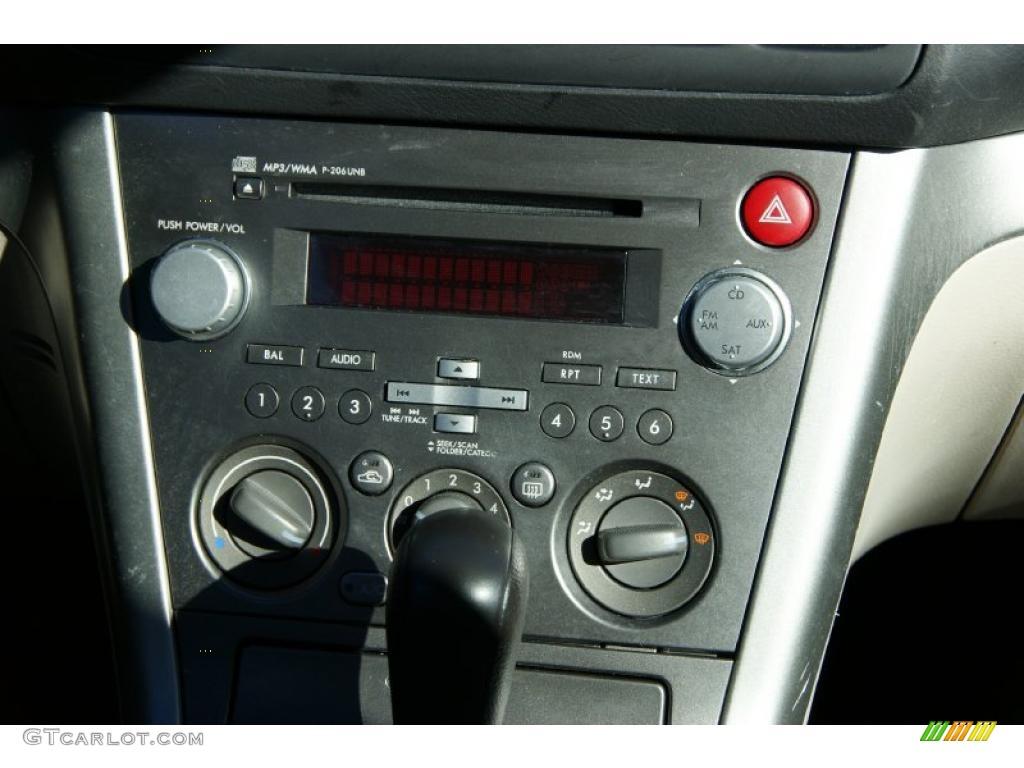 2009 Subaru Legacy 2.5i Sedan Controls Photo #39877243