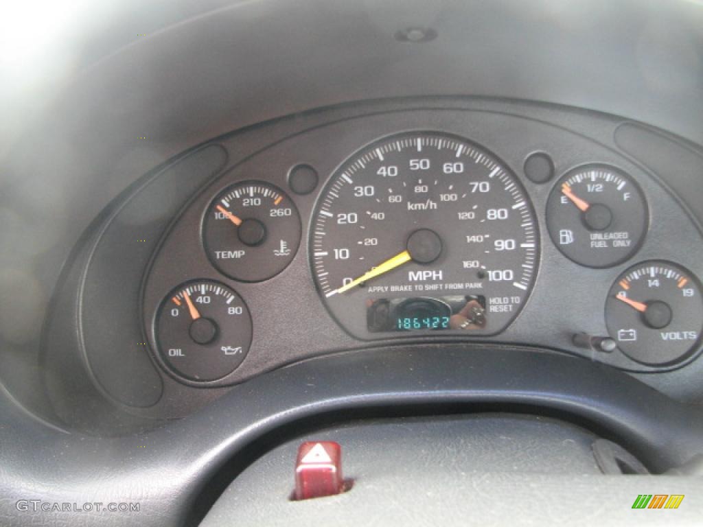 1998 Chevrolet S10 LS Regular Cab Gauges Photo #39877319