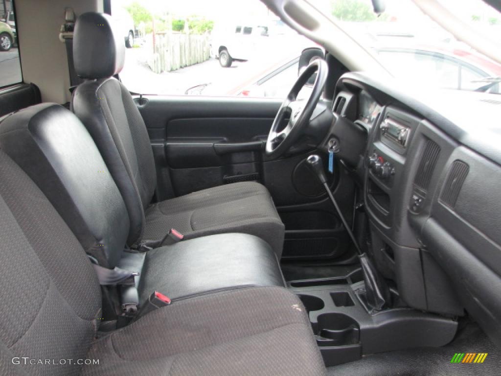 Dark Slate Gray Interior 2002 Dodge Ram 1500 ST Regular Cab Photo #39877687