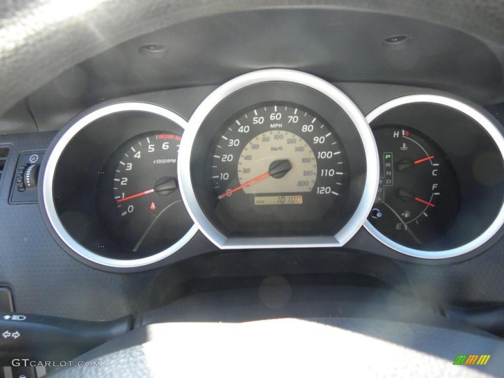 2010 Toyota Tacoma Regular Cab Gauges Photo #39878191