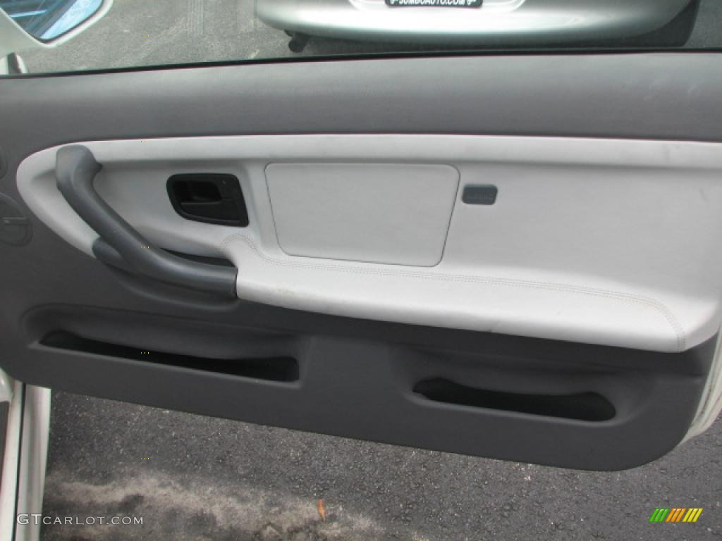 1999 BMW M3 Convertible Gray Door Panel Photo #39878267