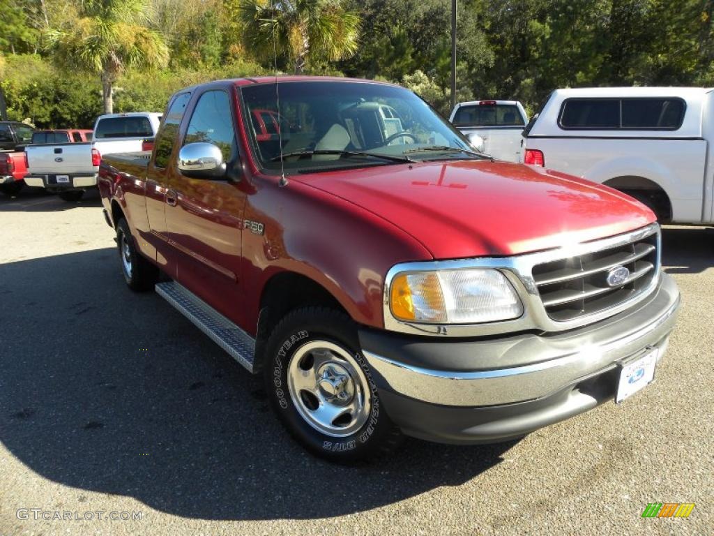 Toreador Red Metallic 2000 Ford F150 XLT Extended Cab Exterior Photo #39878675
