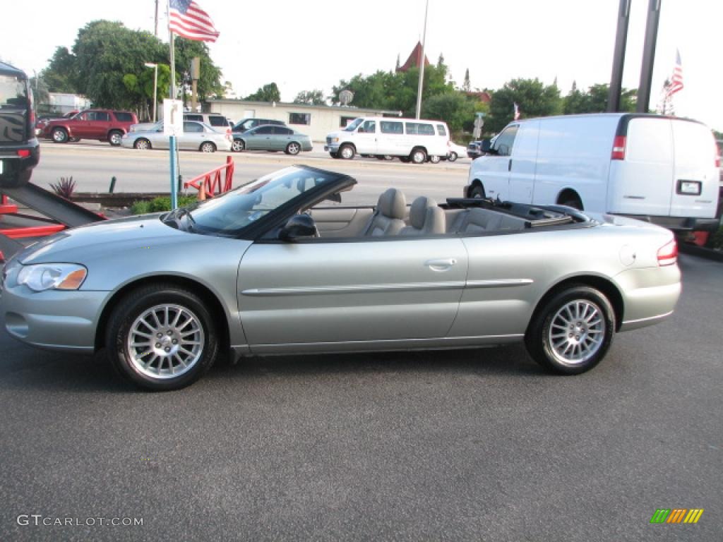 Satin Jade Pearl 2005 Chrysler Sebring Touring Convertible Exterior Photo #39878983