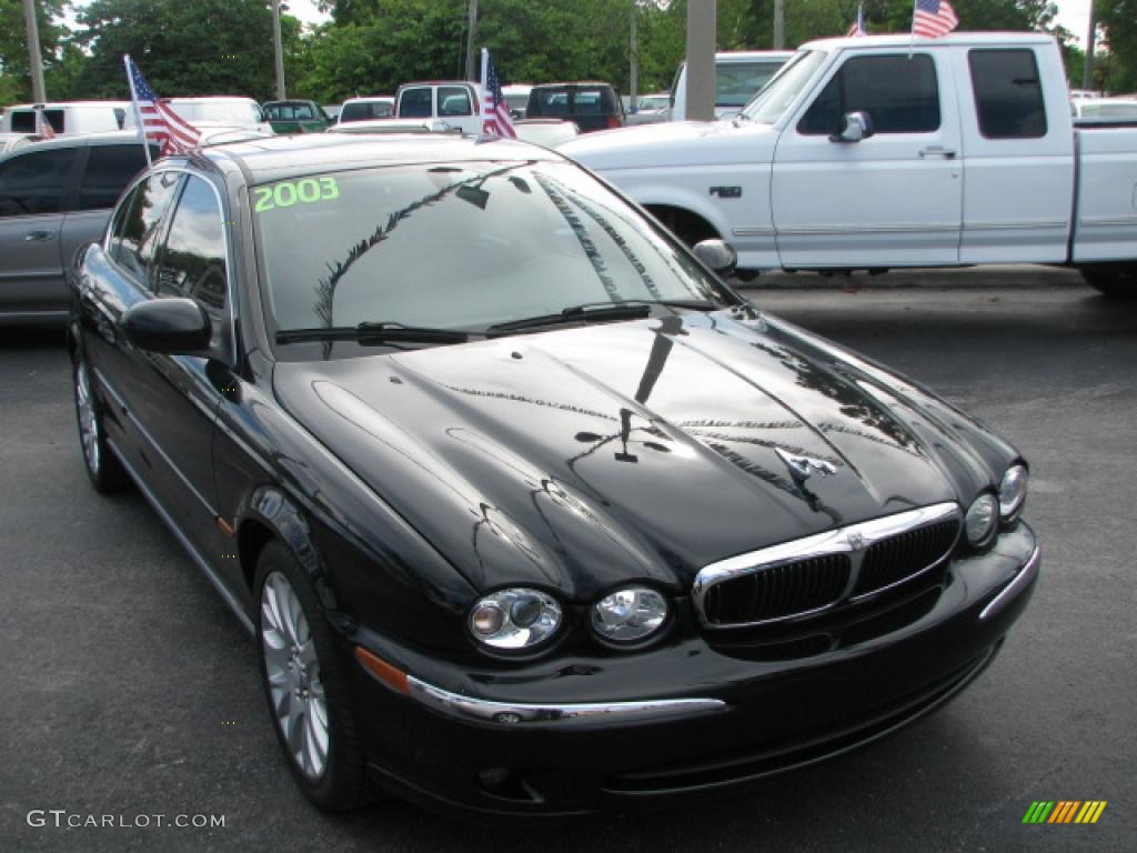 Ebony Black 2003 Jaguar X-Type 2.5 Exterior Photo #39879439