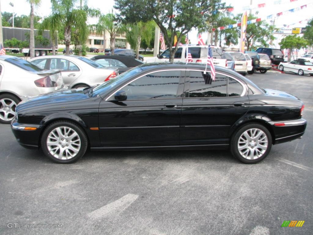 Ebony Black 2003 Jaguar X-Type 2.5 Exterior Photo #39879479