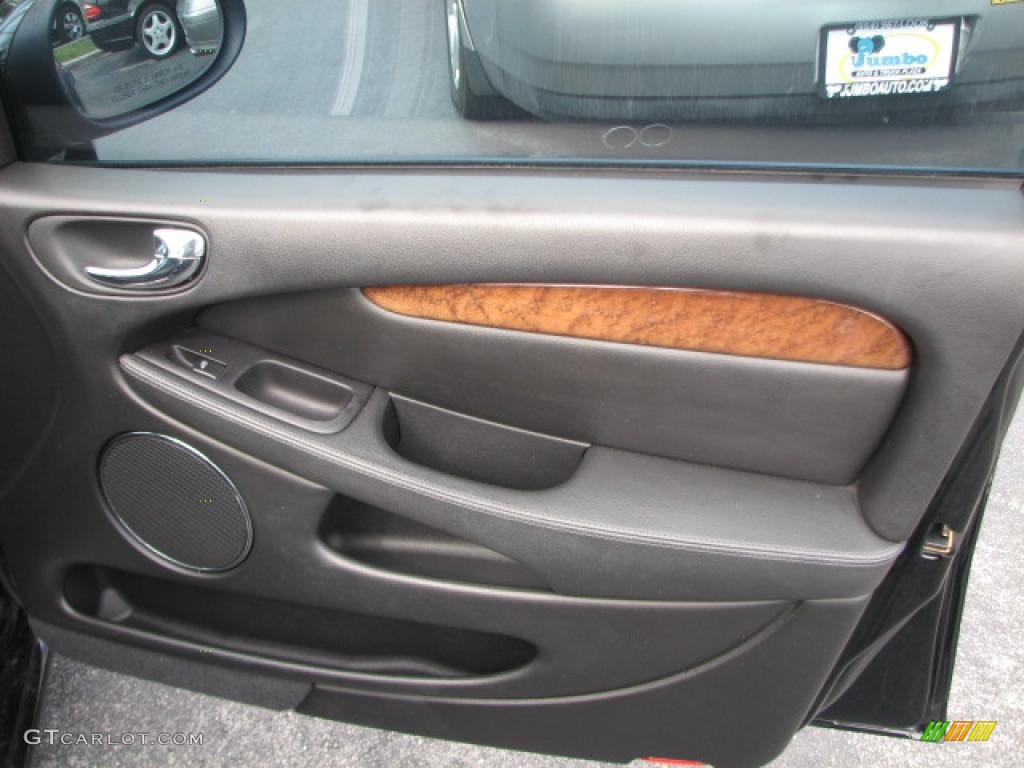 2003 Jaguar X-Type 2.5 Charcoal Door Panel Photo #39879559