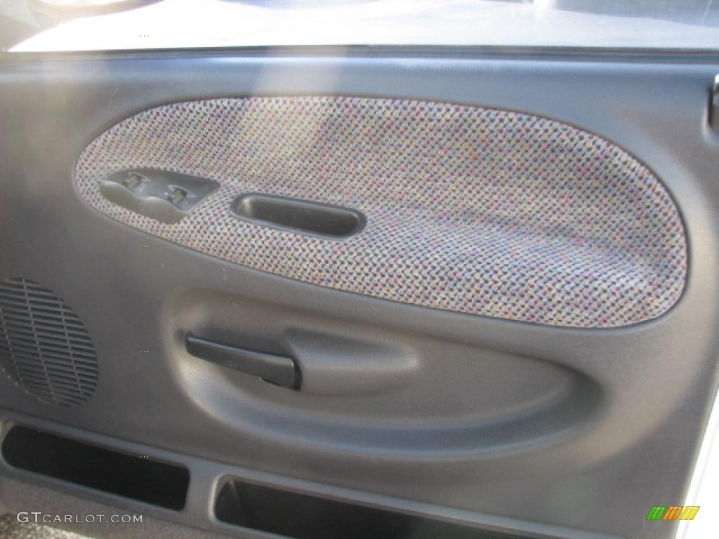 1999 Dodge Ram 1500 Sport Extended Cab Agate Black Door Panel Photo #39879771