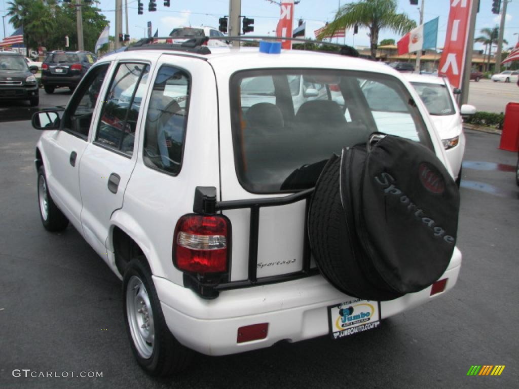 1999 Sportage  - White / Gray photo #7