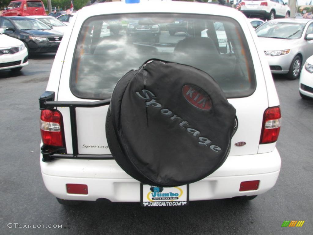 1999 Sportage  - White / Gray photo #8