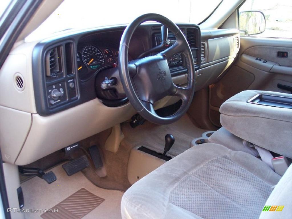 Tan Interior 2001 Chevrolet Silverado 2500HD LS Extended Cab 4x4 Photo #39880175