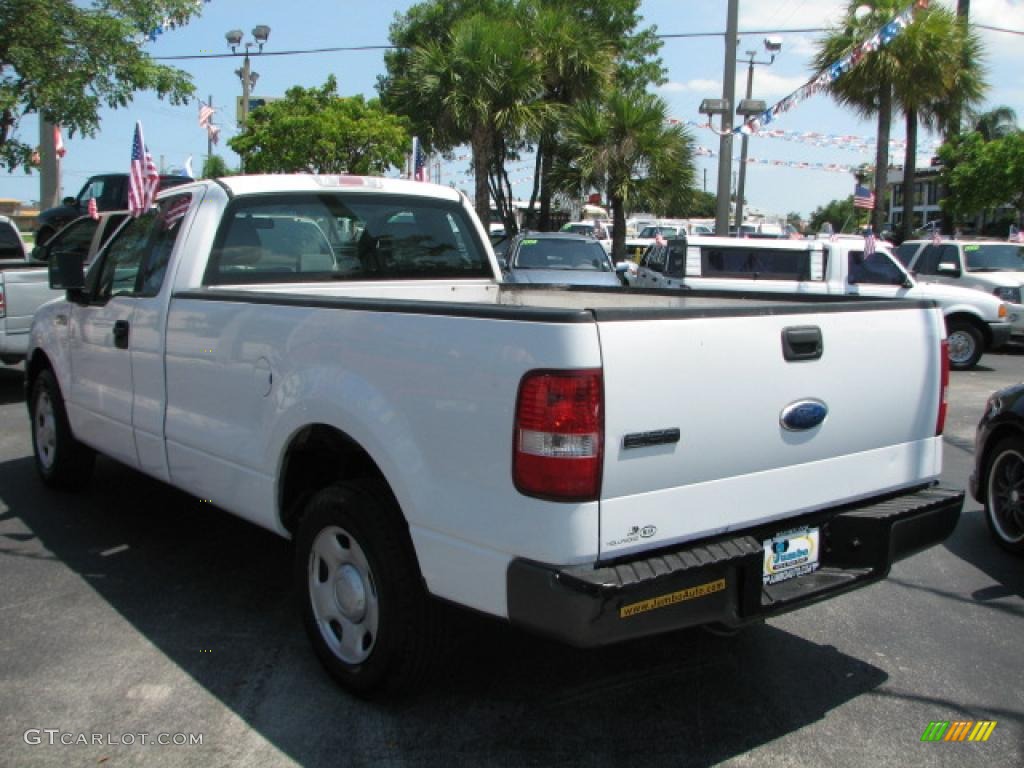 2006 F150 XL Regular Cab - Oxford White / Medium/Dark Flint photo #7