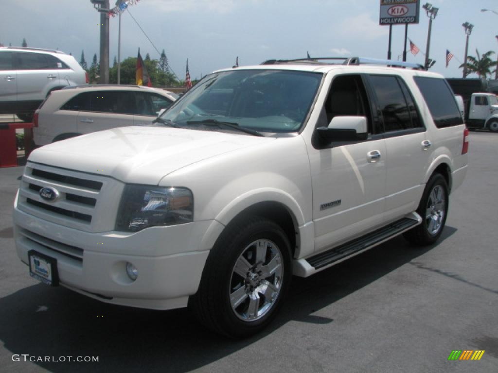 White Sand Tri Coat Metallic 2007 Ford Expedition Limited Exterior Photo #39880431