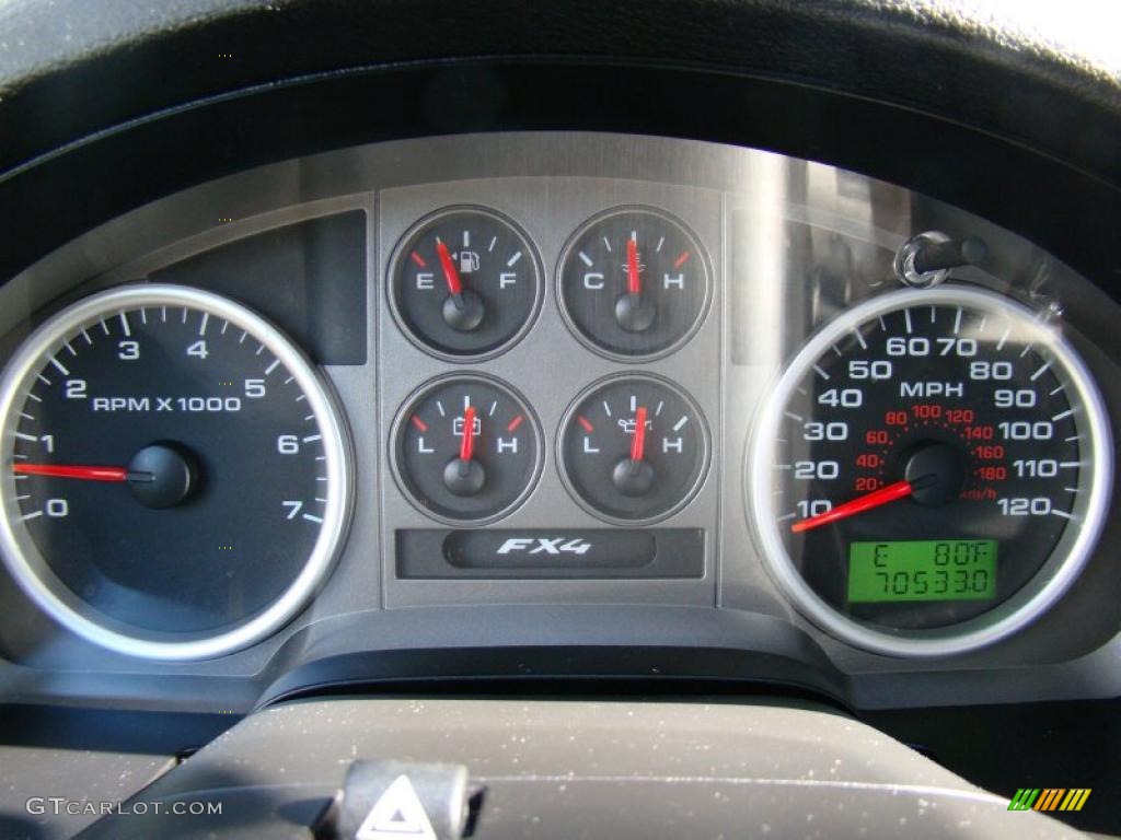 2007 Ford F150 FX4 SuperCrew 4x4 Gauges Photo #39881275