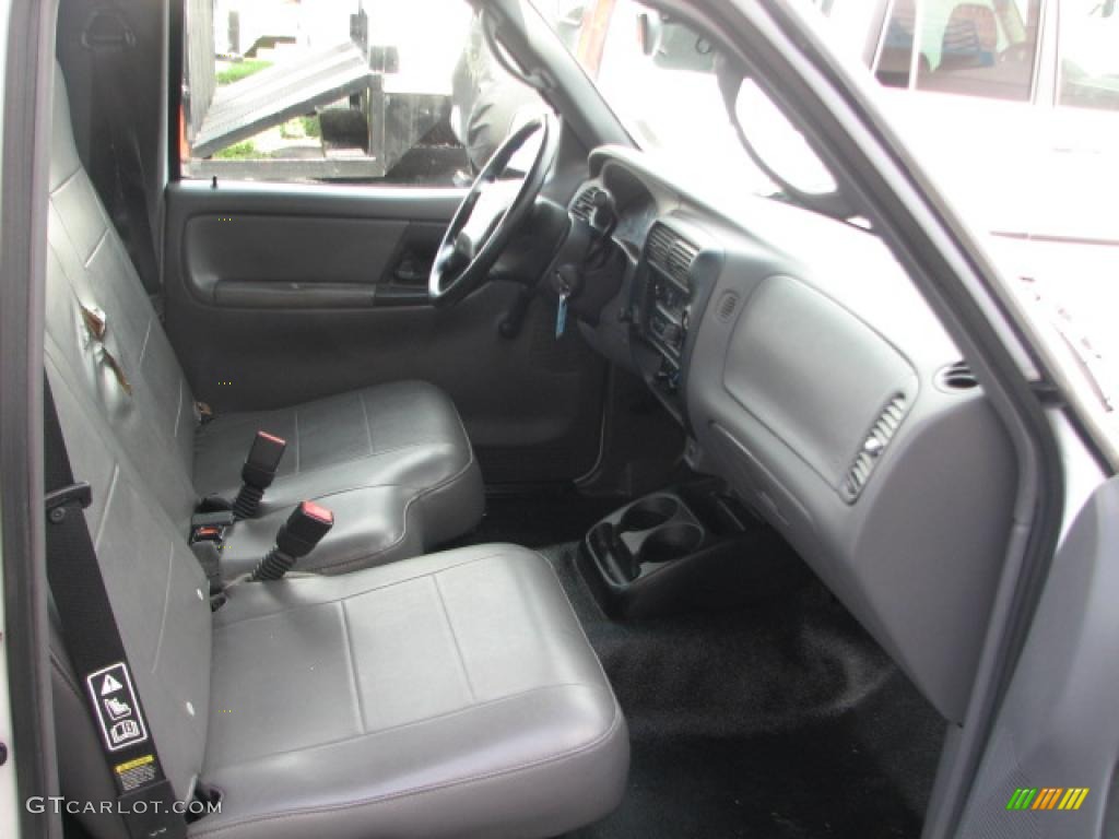 Dark Graphite Interior 2003 Ford Ranger XL Regular Cab Photo #39881907