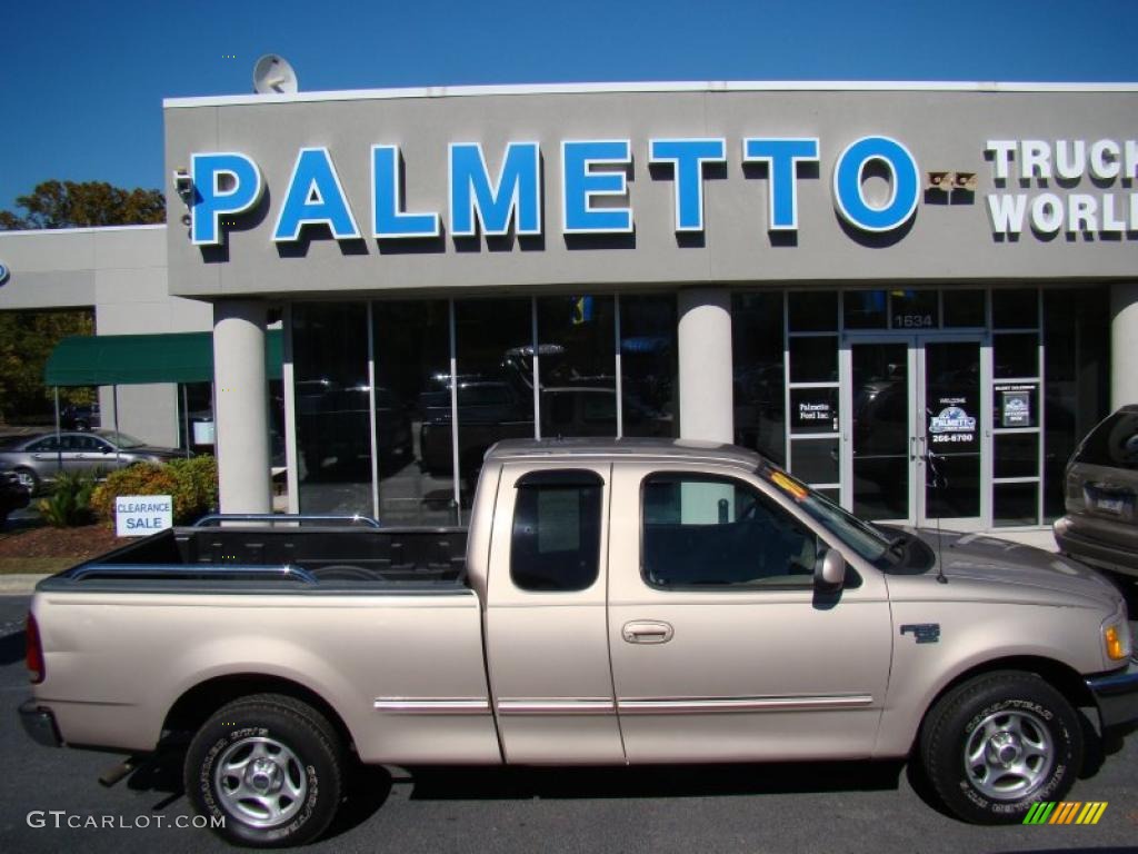 1998 F150 XLT SuperCab - Prairie Tan Metallic / Medium Prairie Tan photo #1