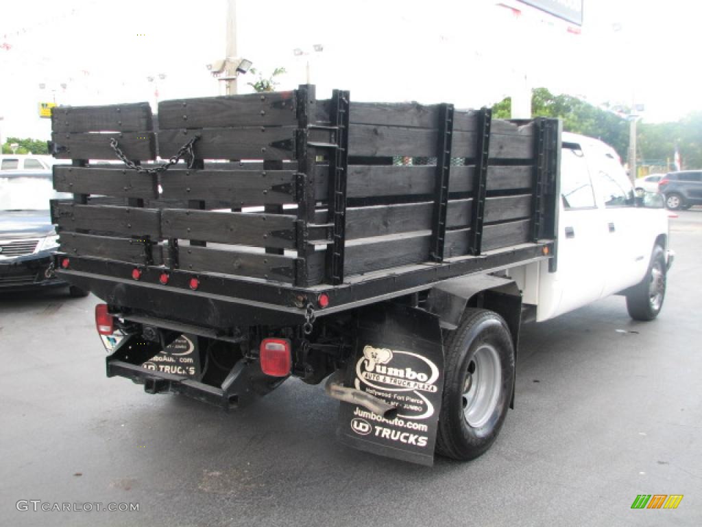 1999 C/K 3500 K3500 Crew Cab 4x4 Chassis - Summit White / Gray photo #10