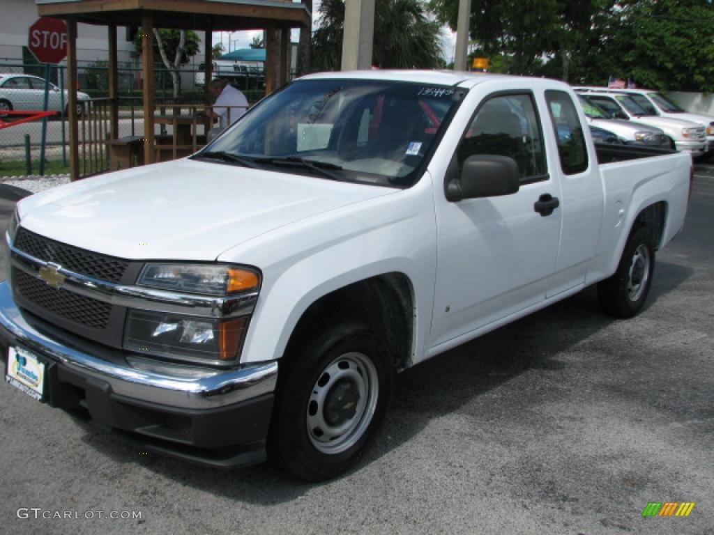 2006 Colorado Extended Cab - Summit White / Medium Pewter photo #5